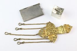 Miscellaneous Silver and a 19th Century Chatelaine