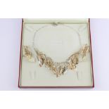 18ct Gold Necklace and Earrings Set