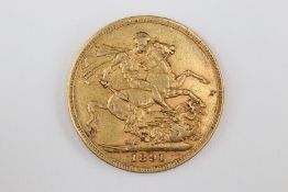 Victorian Gold Sovereign