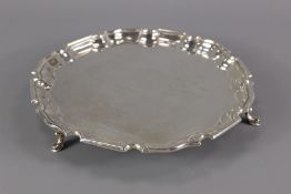 Edward VII Silver Card Tray