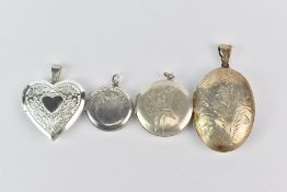 Four Silver Lockets