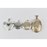 Four Silver Lockets