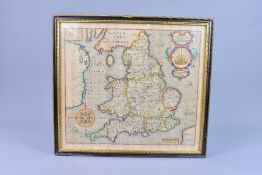 Antique Map of Wales, England and Scotland