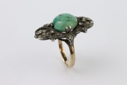 Victorian 9ct Turquoise Ring