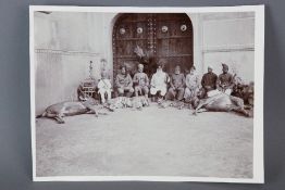 Circa 1900 Maharajah of Jaipur Group Photograph