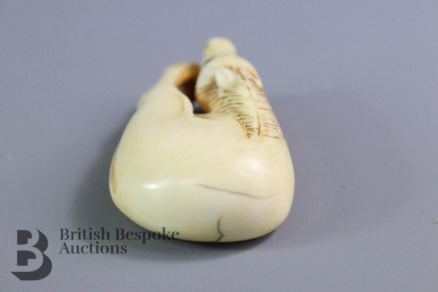 19th Century Ivory Carved Netsuke - Image 5 of 6