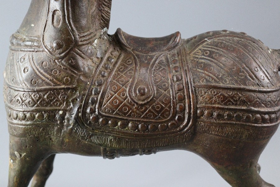 Decorative Cast Metal Horse - Image 4 of 5