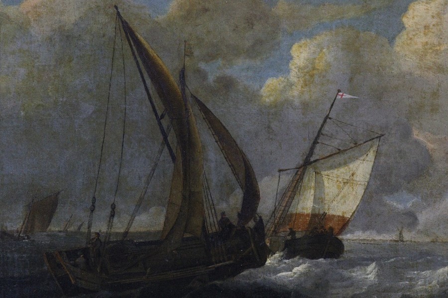 18th Century (Dutch School) Marine Oil on Canvas - Image 3 of 12