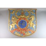 Wood Carved Royal Coat of Arms