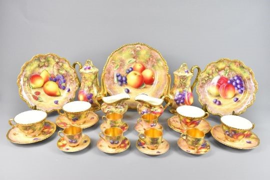 Royal Worcester "Fallen Fruit" - Image 15 of 54