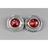Pair of Vintage and Classic Car Chrome Plated Rear Lamps
