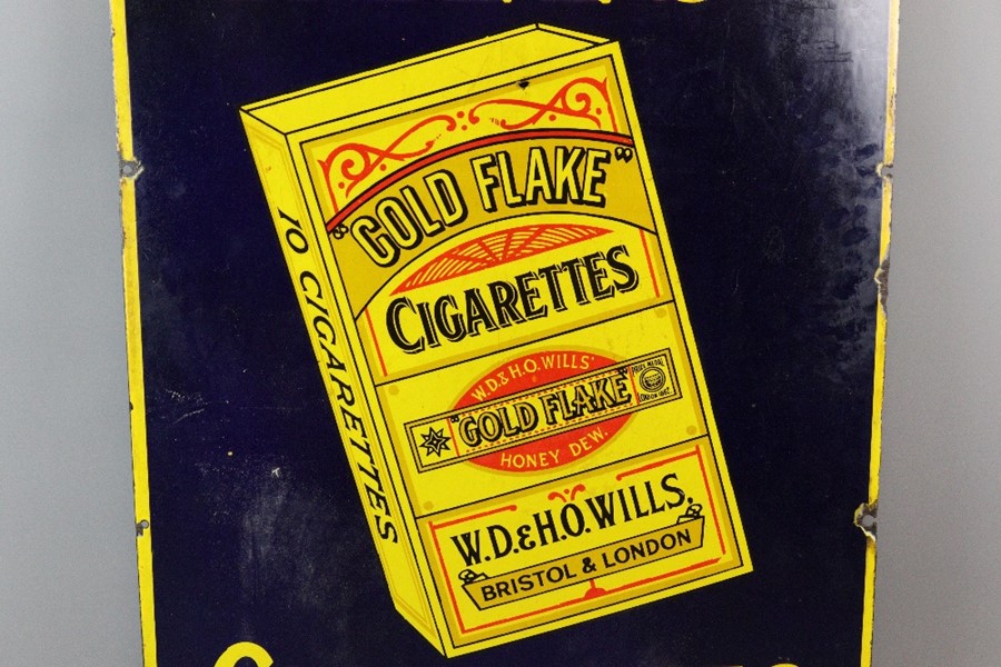 Wills Cigarette Enamel Sign - Image 2 of 2