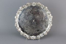 Victorian Silver Salver