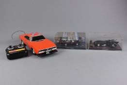 Remote Controlled Dodge Charge General Lee and Boxed Batman Cars