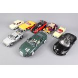 8 Model Diecast Cars