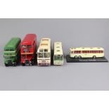 Collection of 5 Model Buses