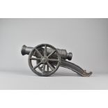 A Heavy Cast Metal Cannon