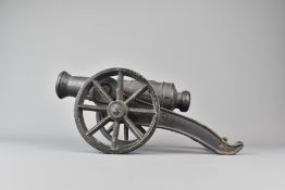 A Heavy Cast Metal Cannon