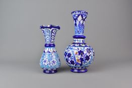 18/19th Century Iznik Blue and White Vase