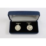 Pair of Silver Masonic Cufflinks