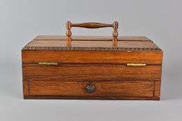 English 19th Century Rosewood Desk Box