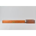 Mahogany Ruler Box and Small Box