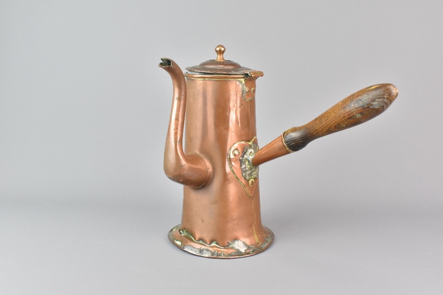 Georgian Copper Coffee Pot - Image 4 of 6