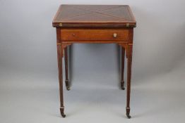 Early 20th Century Envelope Square Bridge Table