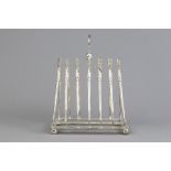 Large Silver Plated Toast Rack