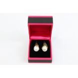 Pair of Silver Gilt Pearl Stud Earrings