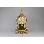 French 19th Century Boulle Leroy Paris Mantel Clock