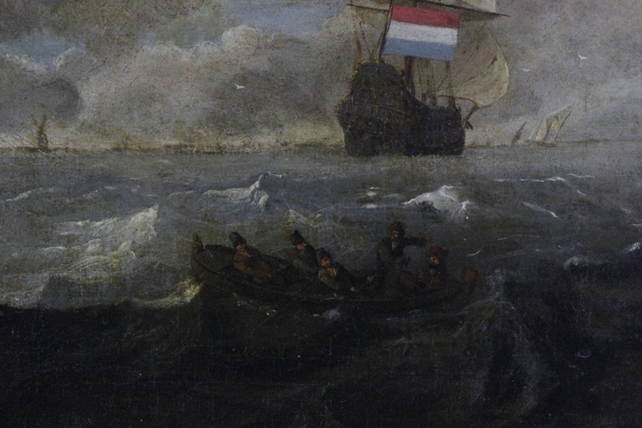 18th Century (Dutch School) Marine Oil on Canvas - Image 5 of 12