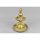 A 19th Century Indo-Persian Brass Oil Lamp