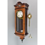 Early 20th Century Rosewood Vienna Wall Clock