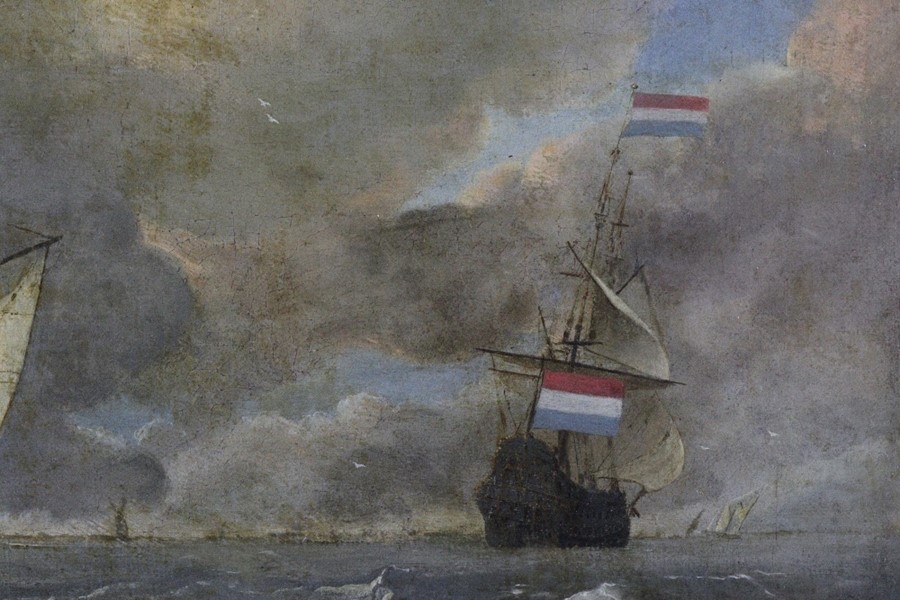 18th Century (Dutch School) Marine Oil on Canvas - Image 4 of 12