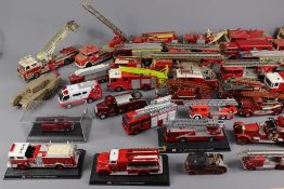 Collection of 40 Diecast Fire Trucks