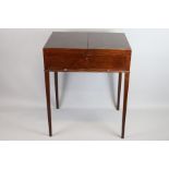 Georgian Mahogany Folding Dressing Table