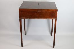 Georgian Mahogany Folding Dressing Table