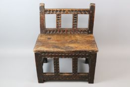 Charming 18th Century Oak Childs Chair