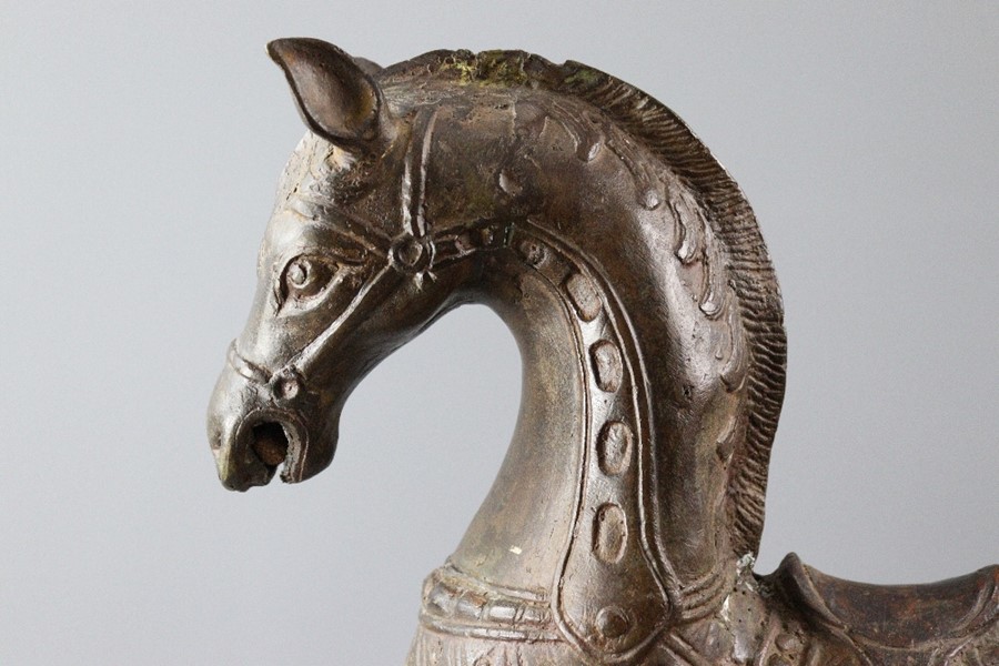 Decorative Cast Metal Horse - Image 3 of 5