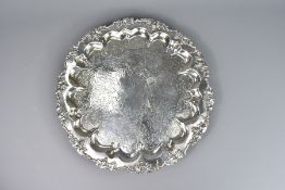 Silver Plated Circular Serving Tray
