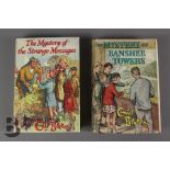 Two Enid Blyton First Edition Books Mystery Series in Dust Wrappers