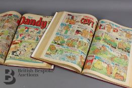 Two Bound Volumes of Dandy Comics 1973