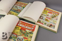 Three Bound Volumes of The Knockout Comic 1960 to 1961