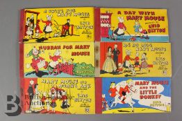 Six Enid Blyton Mary Mouse Strip Books