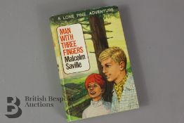 The Man with Three Fingers by Malcolm Saville First Edition 1966 in Dust Wrapper