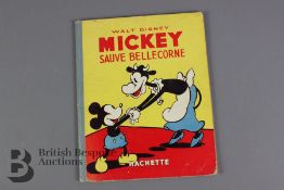 Walt Disney Mickey Sauve Bellecorne - Hachette 1937