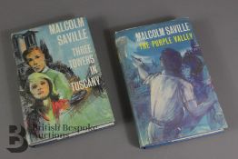 Three Towers in Tuscany and The Purple Valley 1st Editions Malcolm Saville