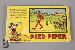 Walt Disney's Pied Piper Lantern Slides in Original Box