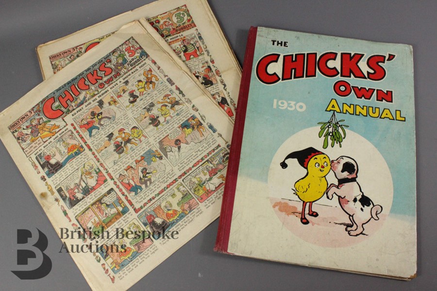 The Chicks Own Annual 1930 plus Eleven Comics 1947-49